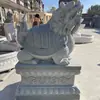 Tortuga Dragón tallada en piedra, Tortuga pequeña de piedra azul que escupe agua, Adorno de animal de piedra, Decoración de entrada, Paisaje de longevidad, Recomendado por el fabricante