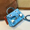 Bestseller de Primavera 2026: Bolso de Muñeca Mosaico, Bolso Kelly, Bolso de Mano de Diseño Nicho, Bolso de Hombro y Cruzado con Patrón de Dibujos Animados