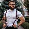 Correa de Cuero con Hebilla Transfronteriza para Hombres Correa de Pecho Personalizada para Hombres Cinturón Alternativo SM Correa para el Hombro Hombres Sexo
