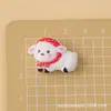 Accesorios de resina de oveja linda y brillante de dibujos animados para pinzas para el cabello, diademas, adornos para el cabello, fundas de teléfono y zuecos DIY; pegamento cremoso