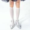 Meias de cano médio estilo ballet leve para primavera e verão meias com laço design de menina doce sense meias felpudas