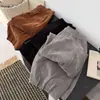 2026 Novo Estilo Coreano Moda Cintura Elástica Cordão Calça Casual Feminina Solta Emagrecimento Versátil Calça Longa Calça de Veludo