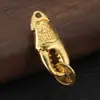 Pingente de garra de caranguejo estilo chinês atraindo fortuna, traz grande riqueza, amuleto de caranguejo, cura todas as doenças, acessório de chaveiro, ornamento