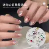 Popular Arte de Uñas Color Dopamina, Brillantes Lindos Irregulares de Fondo Plano, Accesorios de Moda al por Mayor