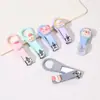 Cortauñas Antisalpicaduras Lindo Portátil con Cubierta a Prueba de Polvo Tamaño Pequeño Manicura Fabricante de Cortauñas Venta al por Mayor