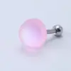 Brincos de gatinho foscos para furo na orelha e cartilagem, cor doce, semicírculo, joias para piercing corporal em estoque, atacado Amazon
