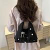 Bolso de Tote Punk Nuevo para Mujer 2024 Bolso Nuevo para Viajar Bolso de Hombro para Mujer Cadena Brillante Elegante Mochila con Diamantes