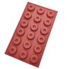 Molde de silicona para pastel de donuts de 18 pulgadas transfronterizo, molde para bocadillos DIY, molde antiadherente de alta temperatura, fácil de limpiar