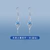 Aretes de alas de ángel de plata de ley 999 para mujer, aretes largos y elegantes, aretes de plata pura, nueva moda 2020, joyería para orejas