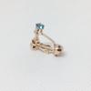 Acessórios de brincos DIY Super Flash Zircon Parafuso Clipe de orelha Ajustável em forma de U Ear Stud para Ear Clip Converter