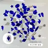 Joyería para Uñas Especial con Fondo Plano Mezclada con Color Champagne Versátil Colorida Gotas de Agua Marquise Rombo Decoración para Uñas Diamante al por Mayor