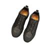 Zz Zapatos Nuevos para Hombre Zapatos Casuales de Gamuza Zapatos Deportivos para Exteriores Banda Elástica Cruzada Suela Gruesa Suela Ligera Zapatos de Caña Baja para Hombre