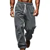 Comercio Exterior Transfronterizo Venta Directa de Fábrica Pantalones Casuales para Hombre Pantalones Jogger Sueltos Pantalones Deportivos de Chándal Pantalones Largos Versátiles Venta al por Mayor
