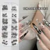 Accesorios para Uñas Artísticas de 12 Piezas Aleación Estilo Retro Dulce Cool Punk Cruz DIY Estilo Oscuro Chica Picante Accesorios Decorativos para Uñas