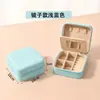 Caja de Joyería Portátil Personalizada con Logo Transfronteriza Mini Caja de Almacenamiento de Joyería Compacta de Viaje Caja de Empaque para Anillos y Joyas