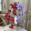 Jazmín de Seda Jazmín de los Deseos Salón de Banquetes Jazmín Conjunto de Arco Arreglo Floral Flores Artificiales Guía de Ruta de Hotel Exhibición de Flores de Seda