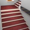 Alfombra de escalera transfronteriza, antideslizante, doble cara, para uso doméstico, con aislamiento acústico, giratoria, para escalones completos