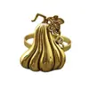 Nuevos Anillos para Servilletas Retro de Amazon, Soportes para Servilletas de Calabaza y Hoja de Arce, Anillos para Servilletas de Restaurante Occidental de Hotel, Anillos de Tela
