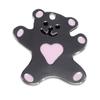 Gota de dibujos animados llama al oso accesorios de joyería DIY cadena de llaves cadena para teléfono móvil accesorios de hardware materiales hechos a mano al por mayor
