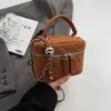 Elegante Xiaomi Home Estilo Coreano de Moda Bolso de Mano tipo Caja Bolso Cruzado Nuevo Otoño 2026 Bolso de Cadena con Cuadros de Diamante Casual para Mujer