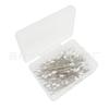 Amazon Ropa de Talla Grande Posicionamiento de Flores Aguja de Perla Aguja Blanca en Forma de Pera Color Mixto de Hilo de Aguja Polvo 65mm Aguja de Diamante