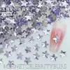 Accesorios de Arte para Uñas con Pedrería de Estrella de Mar de 5 mm de Punta Trasera Trendy Estrellas de Cinco Puntas Gruesas Irregulares de Colores Decoraciones para Uñas Venta al por Mayor