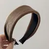 Scrunchie de Tecido de Lã Retrô Estilo Coreano, Prendedor de Cabelo Simples de Outono e Inverno de Alta Qualidade, Acessório de Cabelo Feminino de Luxo
