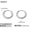 Los Pendientes de Aro Retorcido Chapados en Oro de 18K de Acero Inoxidable Más Vendidos de Amazon, Pendientes de Lujo de Gama Alta de Nicho, Venta al por Mayor, No se Desvanecen