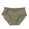 Algodón crudo hipoalergénico ~ Algodón 7A ropa interior para mujer entrepierna transpirable patrón oscuro jacquard algodón para bebé suave ceroso calzoncillos holgados para mujer