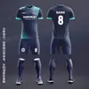 Conjunto de Uniforme de Futebol para Homens, Uniformes Profissionais Personalizados para Partida de Futebol Adulto, Camisas Esportivas de Secagem Rápida para Treinamento de Estudantes e Crianças
