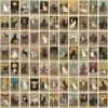 T5703-72 adesivos tarot marca nova revista paisagem retro Diário material de pôster bolsa de adesivos mosaico