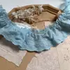 Encaje de algodón bordado de mariposas coloridas de 7 cm de ancho para vestidos, ropa de bebé, textiles para el hogar y accesorios de prendas.