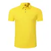 Camisa Polo de Algodão Sedoso Ice Ion Customizada Estampa de Logo para Roupa de Trabalho Gola Lapela Cor Sólida Manga Curta Feita Sob Encomenda Camisa Publicitária Roupa de Trabalho