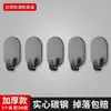 Ganchos adesivos fortes, sem necessidade de furar, adequados para cozinha e banheiro, podem ser fixados em paredes atrás de portas, não deixando marcas, e são feitos de aço inoxidável para uso pesado.