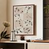 Nova Pintura Texturizada Estilo Chinês Pintura Decorativa para Sala de Estar Pintura para Pendurar na Parede de Fundo do Sofá Pintura de Planta a Tinta para Restaurante Quarto Estilo Antigo