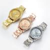 Moda de Comércio Exterior Relógio Digital Roman Tvk com Pulseira de Aço Personalizada Cravejada de Diamantes, Relógio Unissex Mais Vendido Atacado e Dropshipping