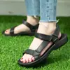 Sandalias calzado de mujer moda hebilla mágica talla 36-41 coreanas estudiantes casuales zapatos planos 8 colores
