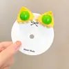 Grampo de Cabelo Infantil Grampo de Orelha de Gato para Bebê Acessório de Cabeça para Menininha Pegador Dopamina Grampo de Franja para Menina Fofa