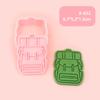 Molde de Galleta Universal para Exteriores de Simulación DIY, Mochila de Coche, Tienda de Campaña, Fogata, Escultura de Arcilla, Imán para Refrigerador, Molde Hecho a Mano
