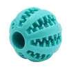 Brinquedo para cachorro no atacado bola dispensadora de ração bola moedora bola quebra-cabeça para aliviar o tédio e resistência à mordida brinquedo dispensador de ração para pet limpeza de dentes melancia