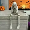 Nuevos artículos de decoración de esqueleto colgante de pierna de Halloween transfronterizos, adornos de resina de Halloween, accesorios para la decoración de escenas del Festival Fantasma
