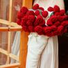 Manta Ramo de Rosas Regalo Día de San Valentín Chino Manta para Siesta de Oficina para Madre y Novia Regalo de Cumpleaños Souvenir