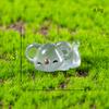 Adornos Lindos de Koala que Brillan en la Oscuridad para Jardinería de Micro Paisajes Dibujos Animados DIY Accesorios de Resina Transparente Árbol de Navidad