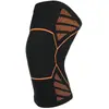Joelheiras Esportivas Tricô Jacquard Respirável Masculino e Feminino Fitness Basquete Antiderrapante Alta Elasticidade Proteção de Joelho Anti-Entorse