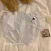 Calcinha feminina de algodão sem costura, alta elasticidade, macia, confortável, com forro de algodão na virilha, cor creme, estilo japonês, fofa, respirável, cintura média