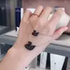 Shi Jia 1:1 par de colar de cisne versão degradê azul rosa branco preto corrente de clavícula de cisne Swarlow fabricantes em nome do cabelo