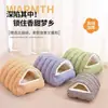 Nido para Mascotas Cuatro Estaciones Cálido Nido para Gatos Invierno Nido para Perros Universal Cuatro Estaciones Suministros Cerrado Lavable Nido para Gatos