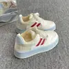 Zapatillas Dopamina Super Populares para Mujer de Primavera y Otoño, Nuevo Modelo 2026, Zapatos Blancos Versátiles de Suela Gruesa para Estudiantes, Zapatos de Lona Transpirables