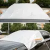 Venta Caliente de Invierno Parasol para Coche Media Cubierta Ropa para Coche Cubierta Antihielo para Parabrisas Cubierta para Nieve Escarcha Espesa Ropa para Coche de Media Carrocería