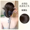 Peruca Coque com Presilha Garra para Mulheres, Acessório de Coque de Pena Estilo Preguiçoso, Coque Naturalmente Volumoso para Penteado, Acessório de Cabelo para a Parte de Trás da Cabeça